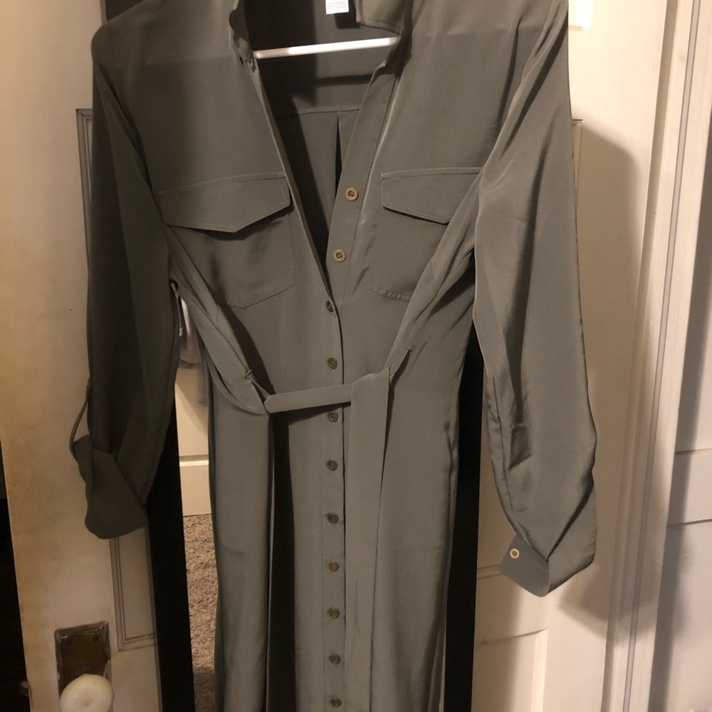 Motherhood maternity dress with tie